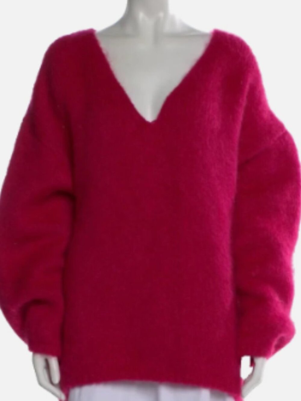 MIKUTA The Fluffy Mohair Wool Sweater SMALL oversized - Picture 3 of 8